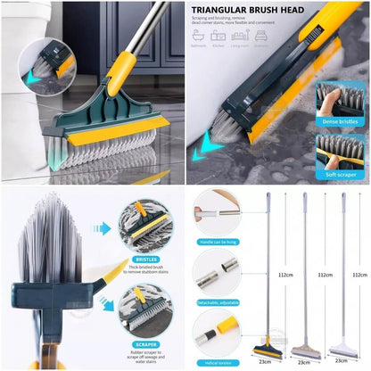 2-in-1 Rotating Floor Cleaning Brush – Multipurpose Scrubber - Homigo
