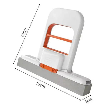 Mini Mop with Water Absorbent Sponge White 24.8x15cm - Homigo