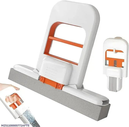Mini Mop with Water Absorbent Sponge White 24.8x15cm - Homigo