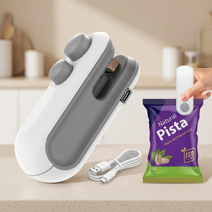Portable Mini Bag Sealing Machine – Rechargeable Heat Sealer - Homigo