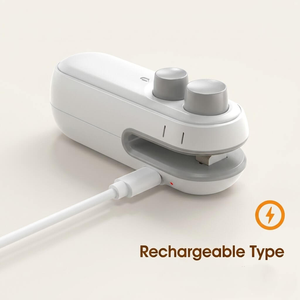 Portable Mini Bag Sealing Machine – Rechargeable Heat Sealer - Homigo