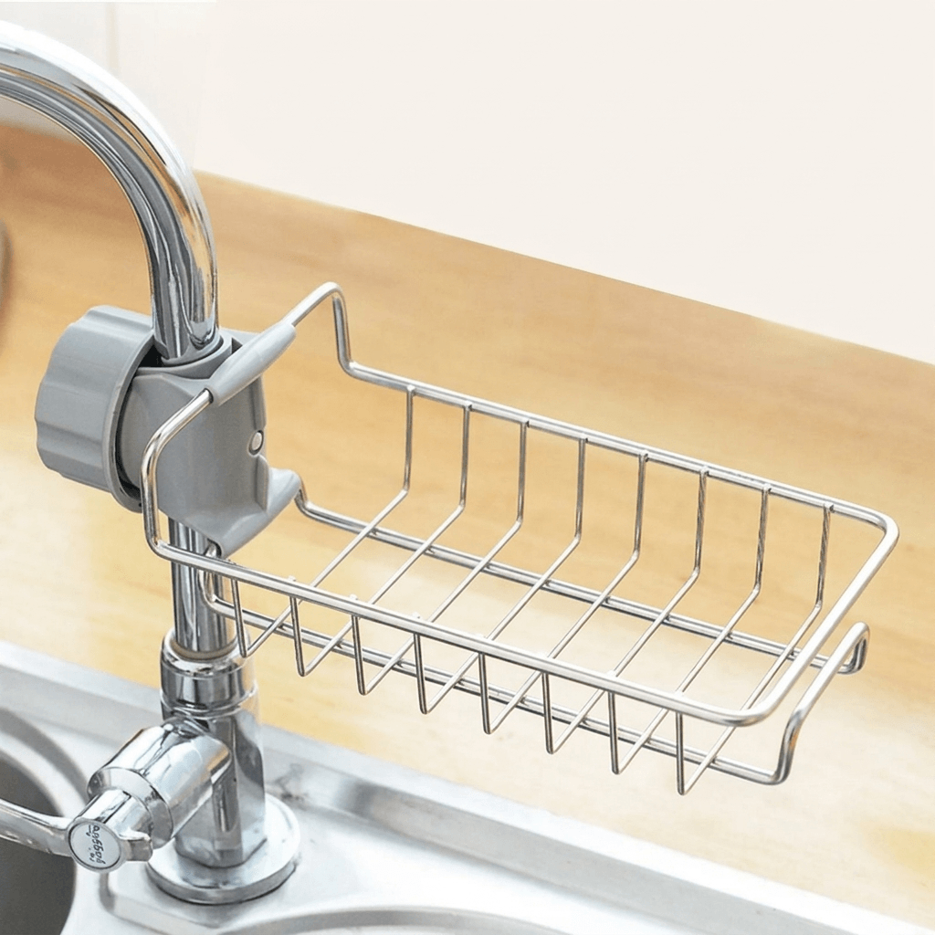 Adjustable Stainless Steel Kitchen Sink Sponge Holder - Homigo