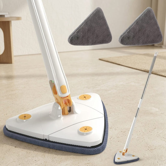 Triangle Microfiber Floor Mop – Self-Wringing Cleaning Mop - Homigo