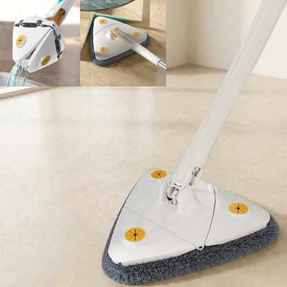 Triangle Microfiber Floor Mop – Self-Wringing Cleaning Mop - Homigo