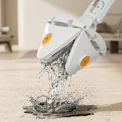 Triangle Microfiber Floor Mop – Self-Wringing Cleaning Mop - Homigo